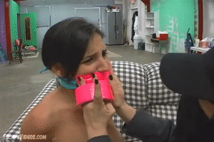 www.escapevideos.com - Charlotte Pantyhose Bound Tape 1 thumbnail